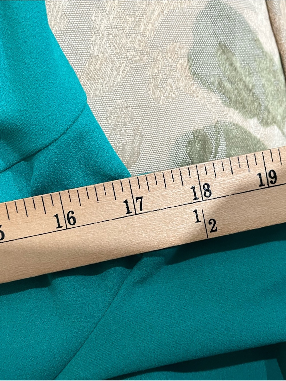 Calvin Klein Teal Sheath Dress with Three-Quarter Sleeves Size 6 Office Career - Picture 9 of 13